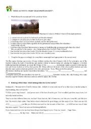 LISTENING ACTIVITY / APPRAISAL- DEAD POETS SOCIETY by Reggie (SOURCE: eslprintables.com)