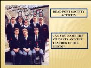 Dead Poets Society Activity by Reggie (SOURCE: eslprintables.com)