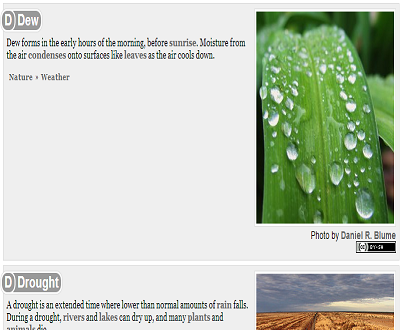 SIMPLE PHOTOGRAPHIC DICTIONARY (SOURCE: photographicdictionary.com)