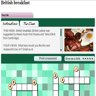 ONLINE GAME FOR CHILDREN: ENGLISH BREAKFAST (SOURCE: bbc.co.uk) ONLINE GAME FOR CHILDREN: ENGLISH BREAKFAST (SOURCE: bbc.co.uk)
