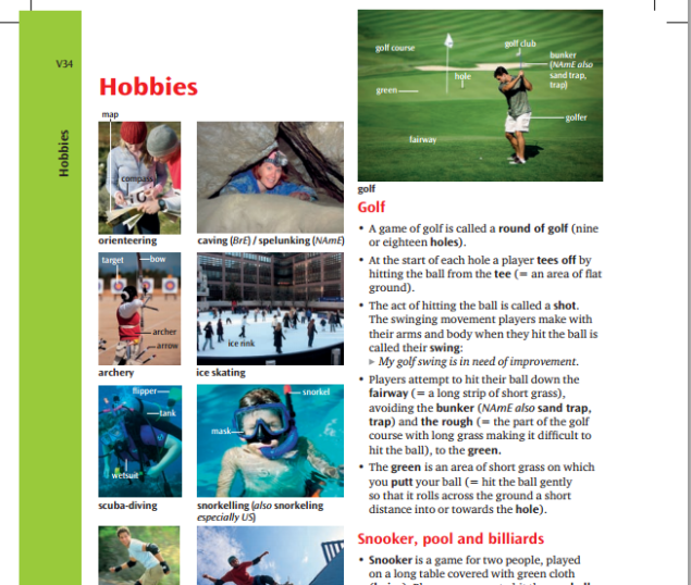 Visual Vocabulary (SOURCE: franklin.com)