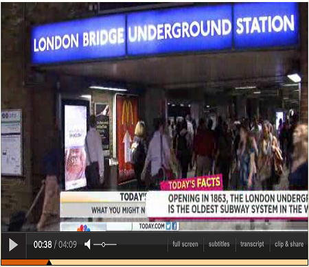 5 fun facts: What you don’t know about London (SOURCE: today.com) CLICK TO WATCH VIDEO 5 fun facts: What you don’t know about London (SOURCE: today.com) CLICK TO WATCH VIDEO