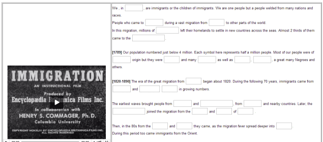 Watch video & fill in the blanks (SOURCE: another-teacher.net)