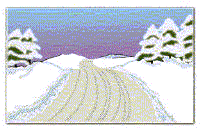 Road is snow packed- DESCRIPTION OF ROAD CONDITIONS AND VISIBILITY (SOURCE: mto.gov.on.ca)