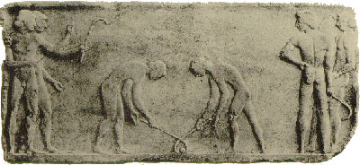 Greek boys also played games which were not part of the Olympic games, like field hockey. Greek boys usually played games without their clothes on (and so girls were not allowed to watch) READ MORE (SOURCE: historyforkids.org)