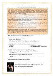 This worksheet is thought for 16-year-ld students. It is a lesson about drugs. There is:1- a text concerning legal and illegal drugs with questions about it;2- a song by The Cranberries that talks about not consumming drugs (SALVATION) with questions; and 3- a discussion task to do in class.