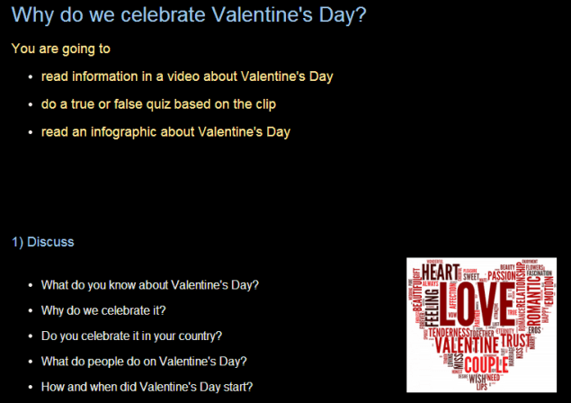 Why do we celebrate Valentine's Day? (SOURCE: efllecturer.blogspot.gr)