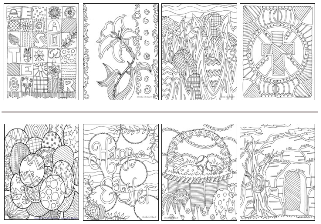 COLOURING PAGES (SOURCE: doodle-art-alley.com)