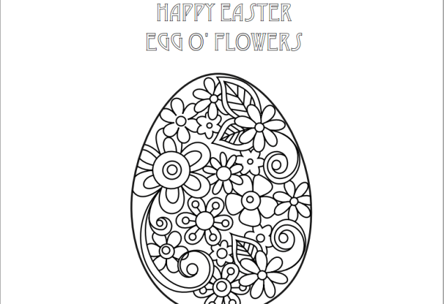 FREE COLOURING PAGE (SOURCE: needlenthread.com)