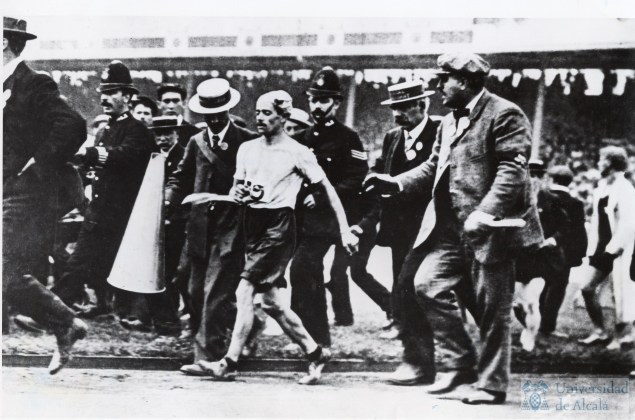 Dorando Pietri's marathon, 1908 PHOTO SOURCE: dspace.uah.es CLICK TO ENLARGE