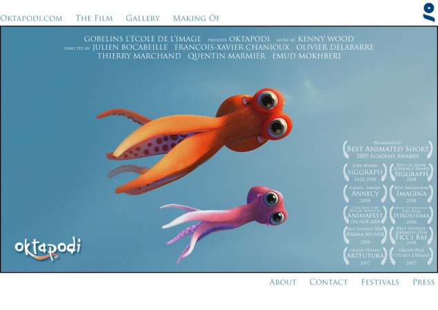 Oktapodi (2007) - Oscar 2009 Animated Short Film