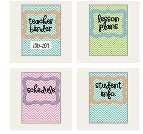 This Teacher Binder freebie includes a cover page and 6 different dividers. (Calendar, Schedule, Student info, Lesson Plans, Data, & Meeting Notes)