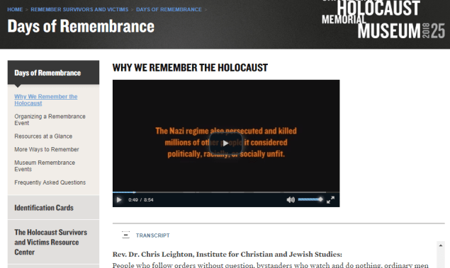 Video with transcript